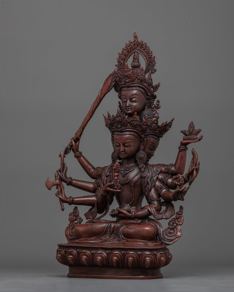 Traditional Buddhist Maha Vajrasattva Statue | Symbol of Purification and Spiritual Renewal