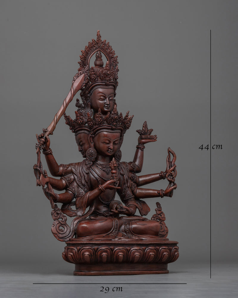  Traditional Buddhist Maha Vajrasattva Statue 