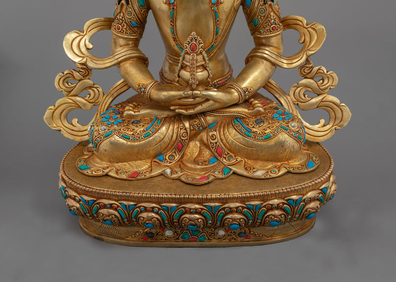 Amitayus Buddha Statue of Longevity | Symbol of Immortality, Health and Spiritual Growth