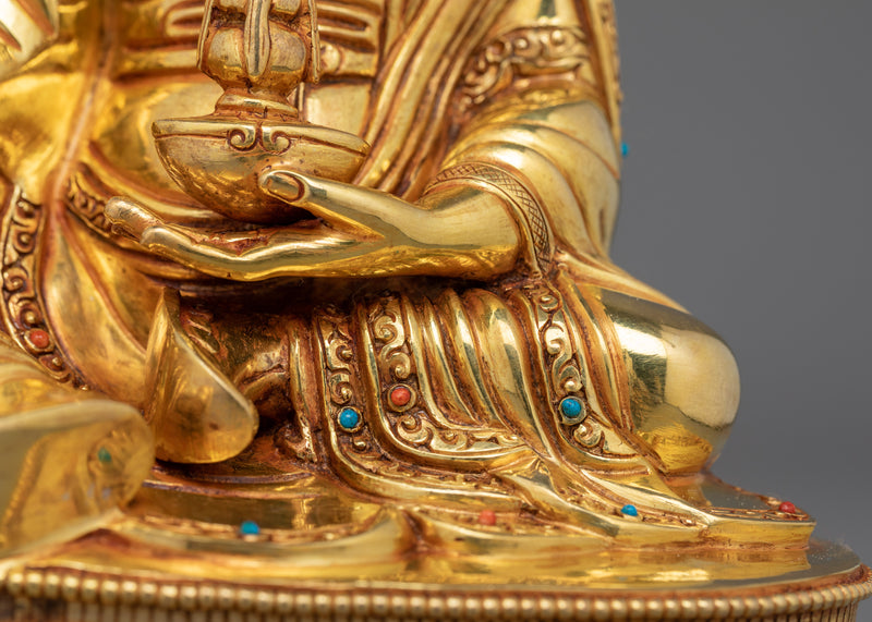 Tantric Master Guru Rinpoche Statue | Symbol of Fearlessness and Spiritual Mastery