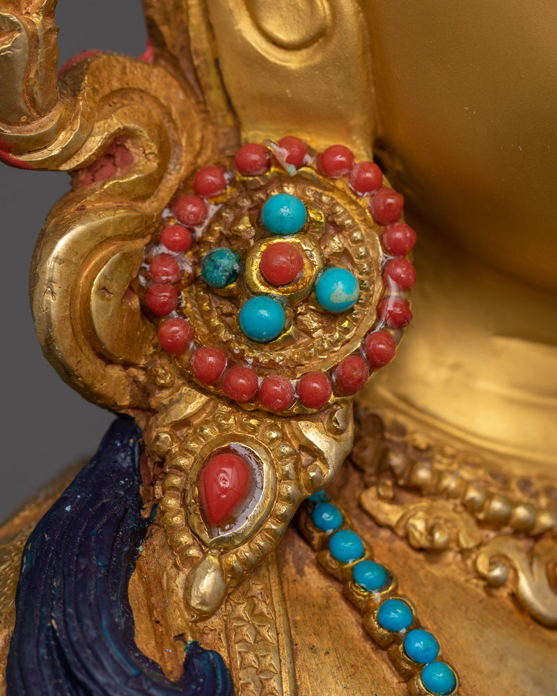 Traditional Buddhist Vajrasattva Altar Statue | Purification Deity for Spiritual Growth