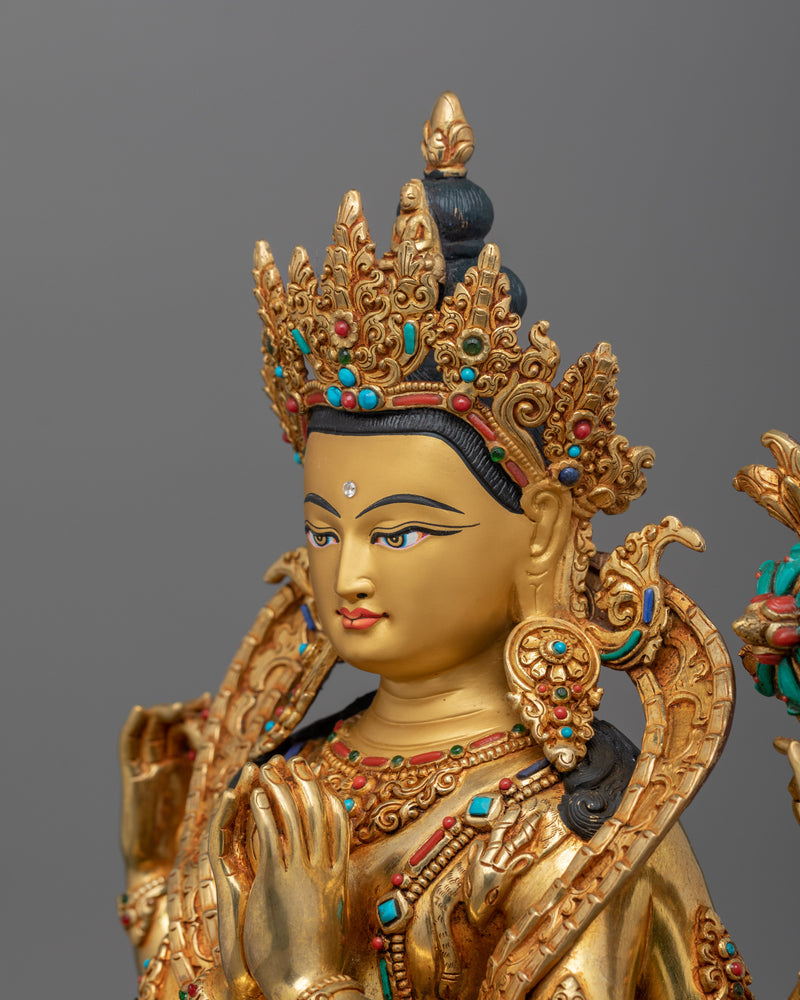 Avalokiteshvara Chenresig Bodhisattva Statue | Embodiment of Compassion