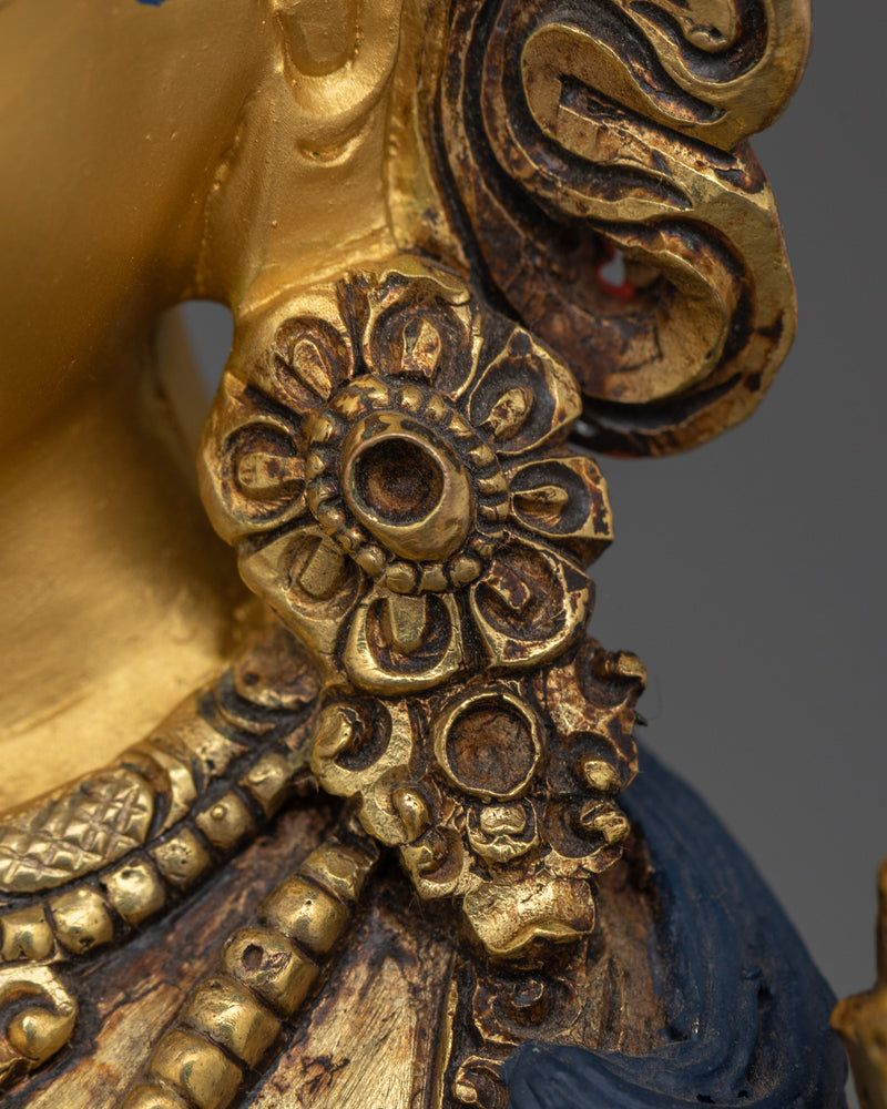 Compassionate Green Tara in Varada Mudra | Benevolent Blessing Statue