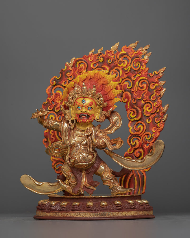 Handcrafted Vajrapani Vajra Holder Statue | Protector of Enlightenment