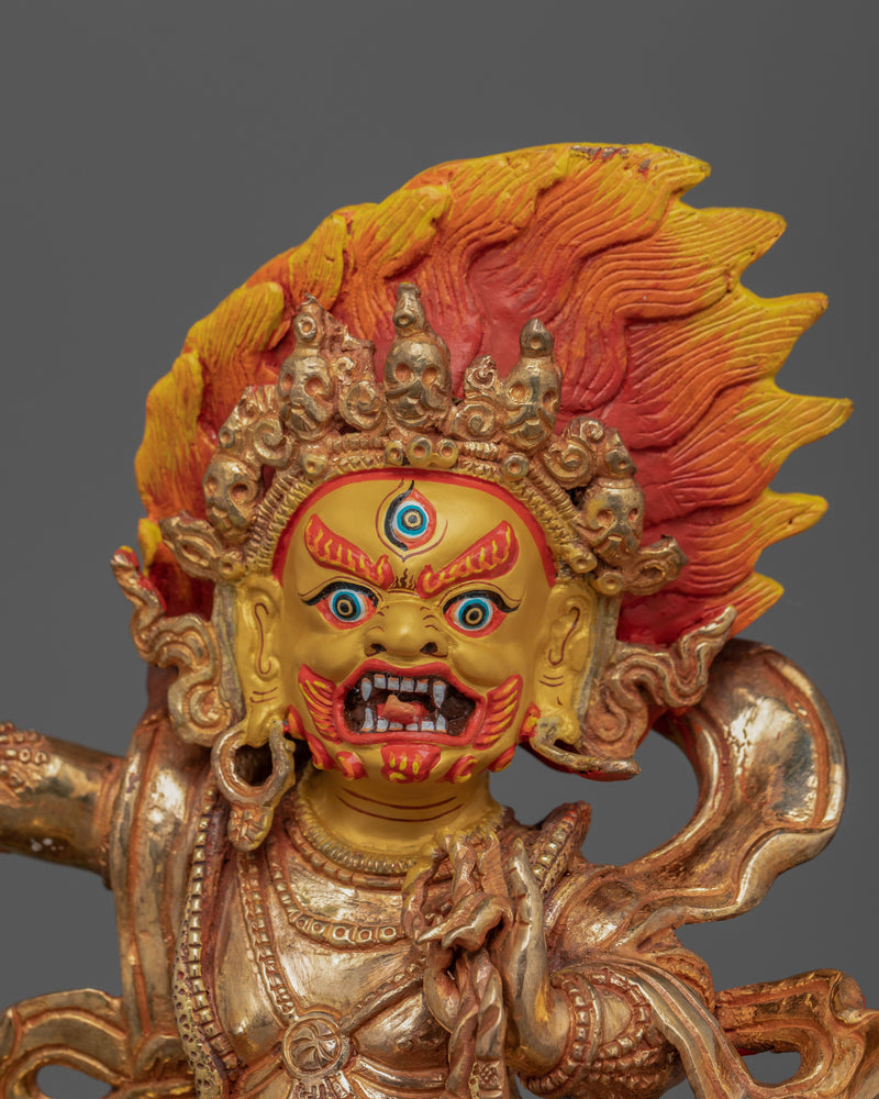 Handcrafted Vajrapani Vajra Holder Statue | Protector of Enlightenment