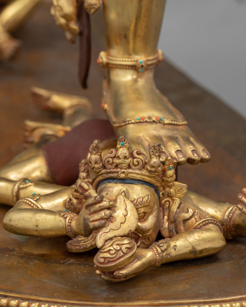 Yidam Chakrasamvara Dharma Buddha | Majestic Buddhist Deity Statue