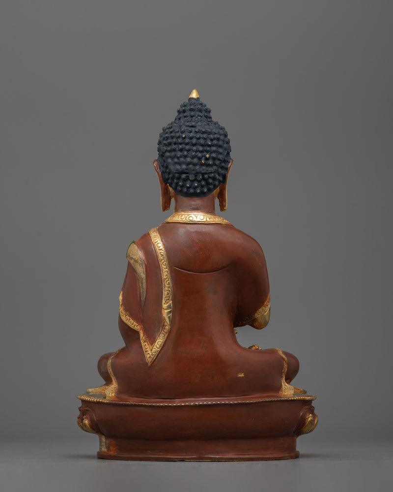 Tibetan Amoghasiddhi Dhyani Buddha Statue | Buddha of Fearless Action