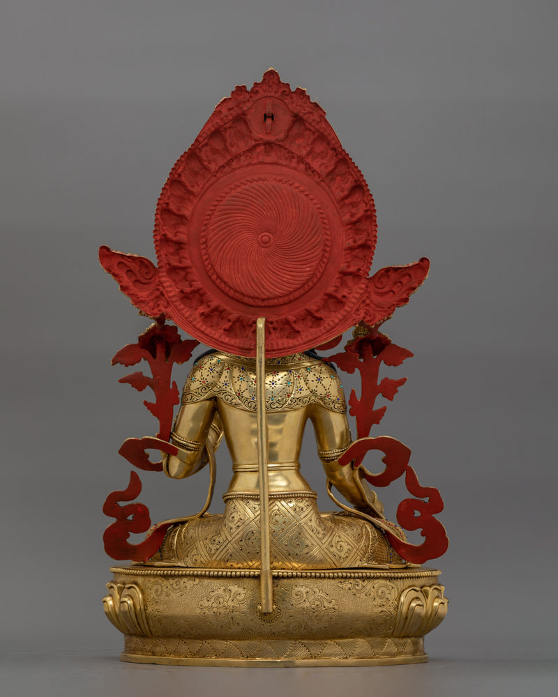 White Tara with Seven Eyes of Wisdom Statue | Compassionate Tara Artwork