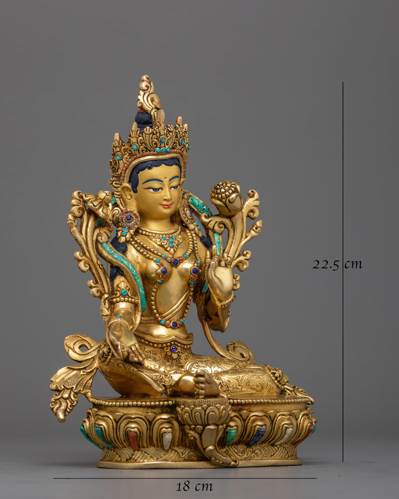 green-tara-pure-land-statue