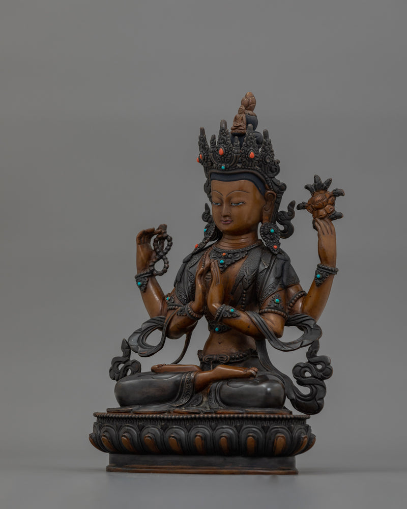 Bodhisattva Chenresig Sympathetic Deity | Compassionate Buddha Statue