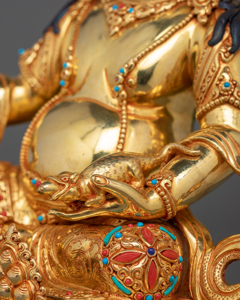 Semi-Wrathful Dzambhala Deity of Fortune and Prosperity | Provider of Wealth