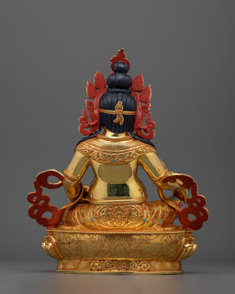 Semi-Wrathful Dzambhala Deity of Fortune and Prosperity | Provider of Wealth