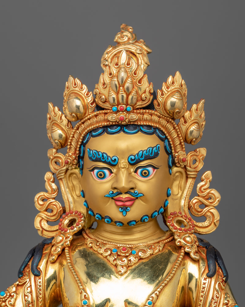 Semi-Wrathful Dzambhala Deity of Fortune and Prosperity | Provider of Wealth