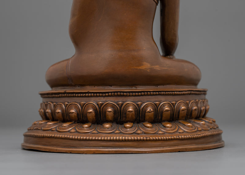 Traditionally Handcarved Buddhism Ratnasambhava Statue | The Jewel-Born Buddha