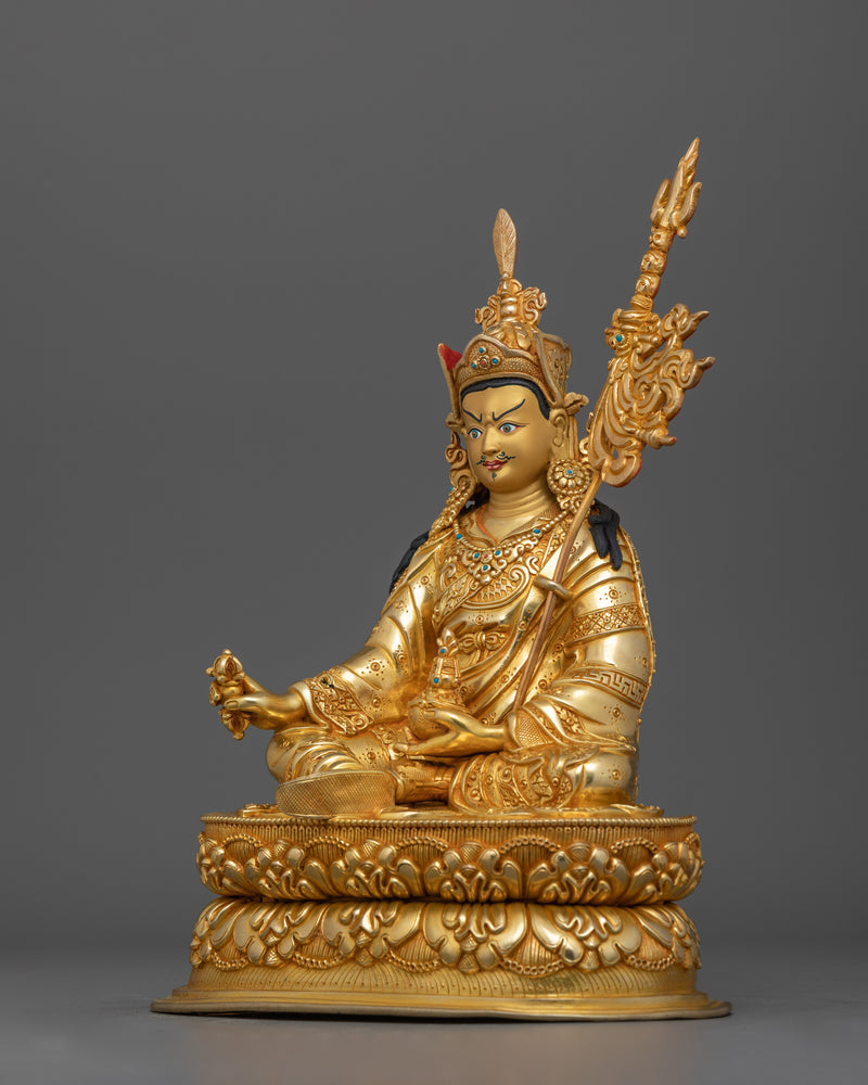 Handcrafted Tibetan Buddhist Rinpoche Statue | Dharma Precious Master