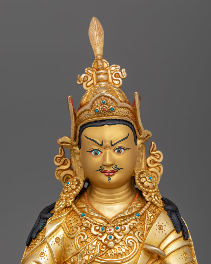 Handcrafted Tibetan Buddhist Rinpoche Statue | Dharma Precious Master