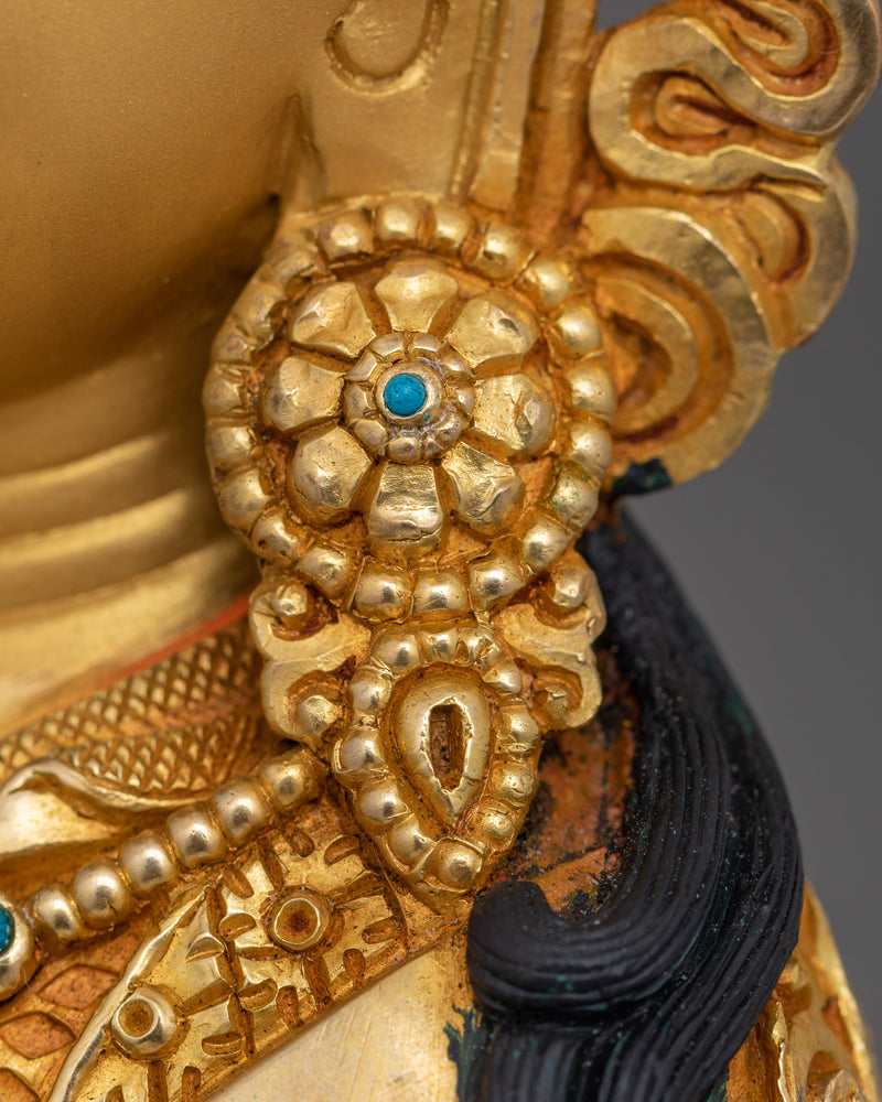 Handcrafted Tibetan Buddhist Rinpoche Statue | Dharma Precious Master