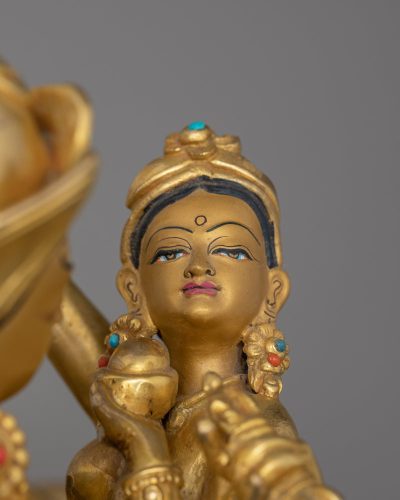 Tibetan Buddhism Guru Rinpoche Sculpture | Sacred Spiritual Statue