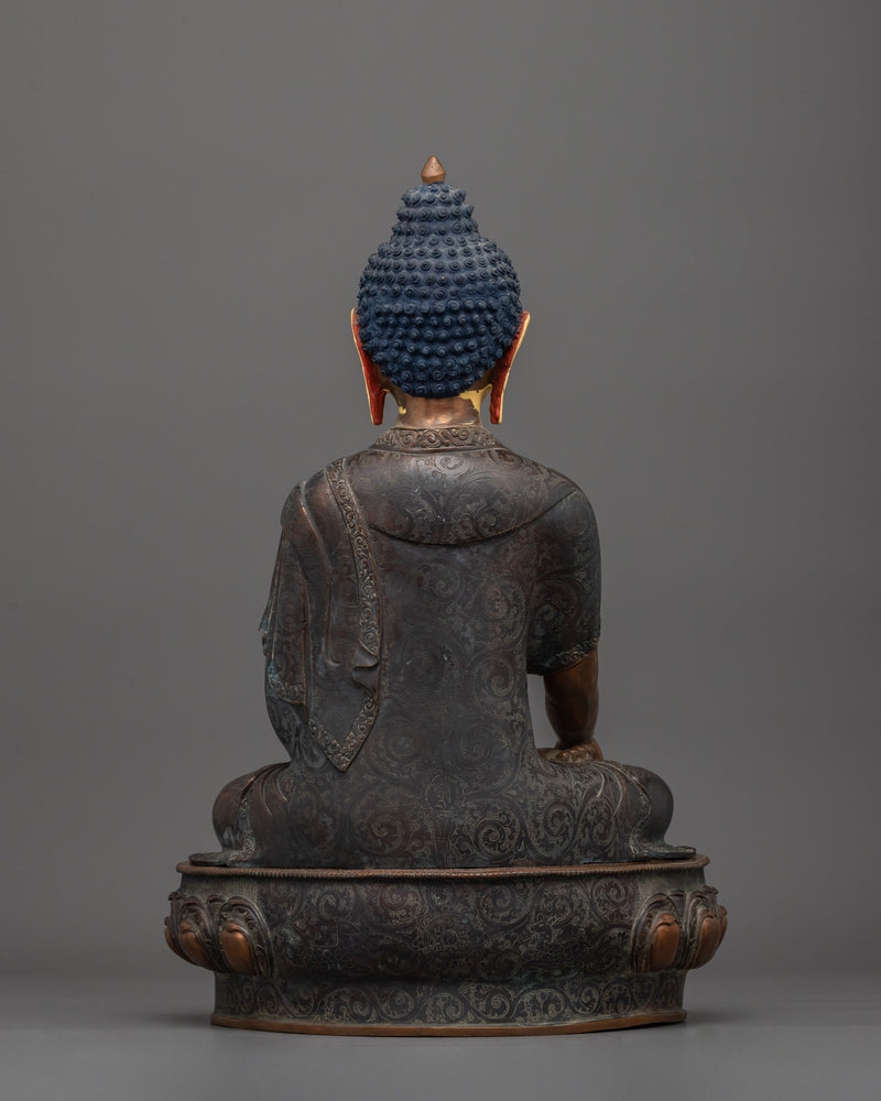 Statue of Shakyamuni Buddha in Earth-Touching Mudra | Tranquil Teacher