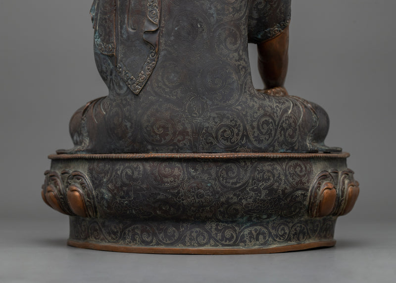 Statue of Shakyamuni Buddha in Earth-Touching Mudra | Tranquil Teacher