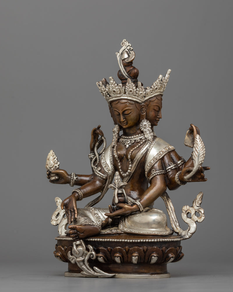 Tibetan Goddess of Wealth Vasudhara | Symbol of Prosperity and Abundance