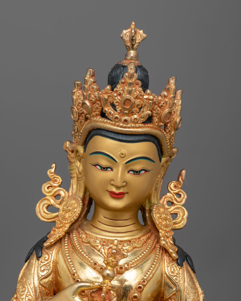 Vajrasattva Buddha of Primordial Purity and Enlightenment | Purification Deity Statue