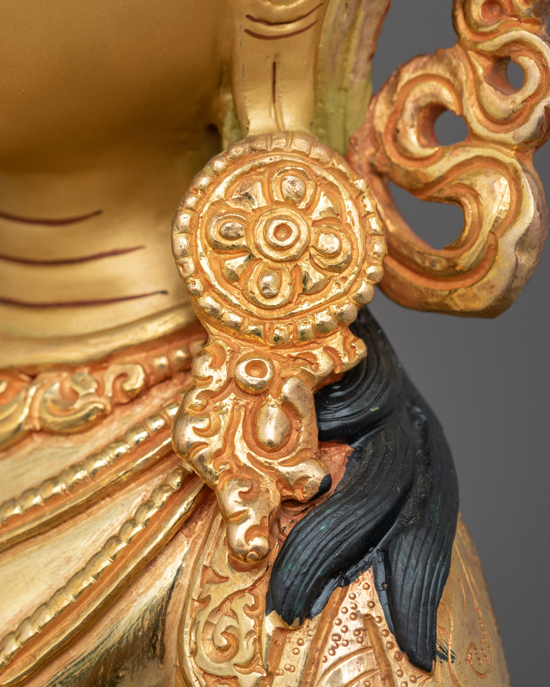 Vajrasattva Buddha of Primordial Purity and Enlightenment | Purification Deity Statue