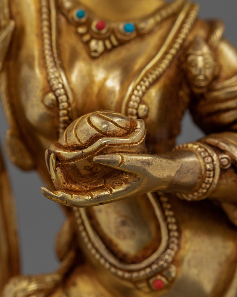 Lion-Faced Dakini Simhamukha Sculpture | Fierce Protector and Dharma Defender