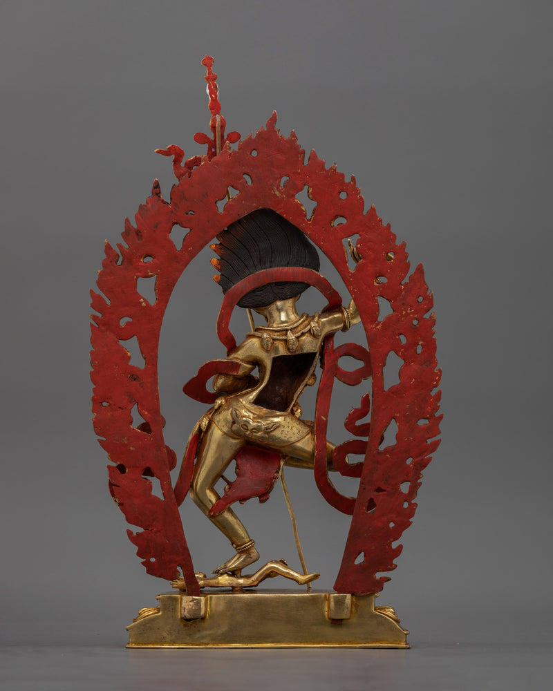 Lion-Faced Dakini Simhamukha Sculpture | Fierce Protector and Dharma Defender