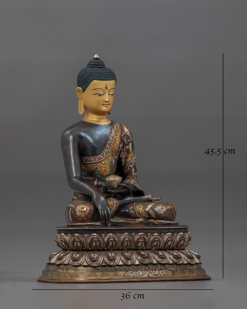 Meditative Shakyamuni Buddha Statue | Symbol of Peace, Enlightenment, and Compassion