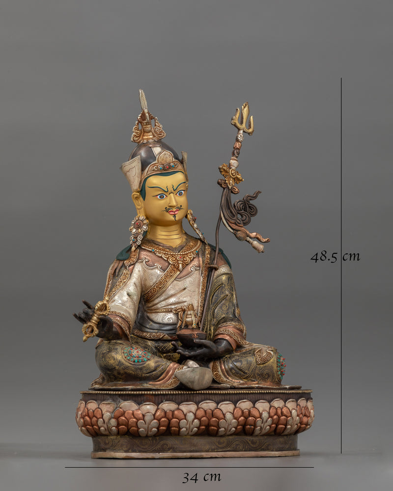 Guardian of Dharma Lotus-Born Guru Statue | Enlightened Guru Rinpoche