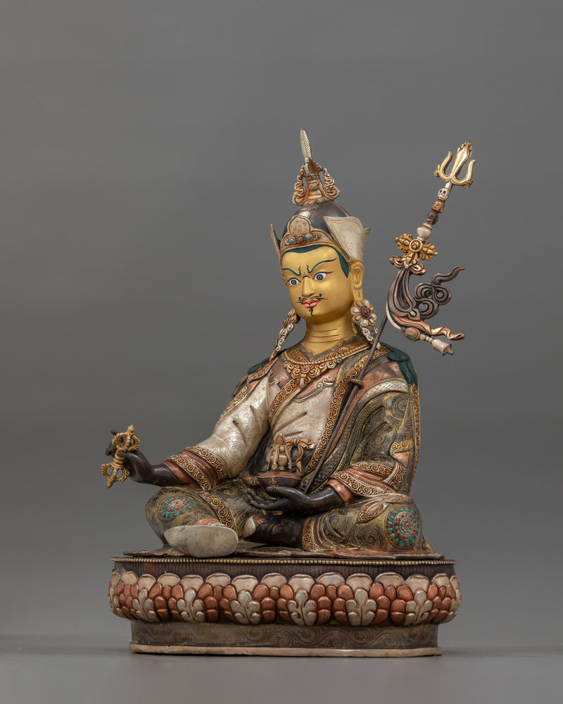 Guardian of Dharma Lotus-Born Guru Statue | Enlightened Guru Rinpoche