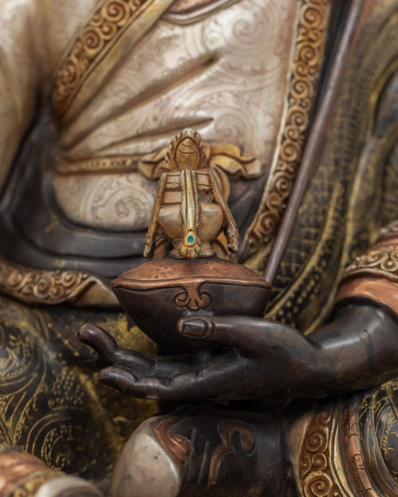 Guardian of Dharma Lotus-Born Guru Statue | Enlightened Guru Rinpoche