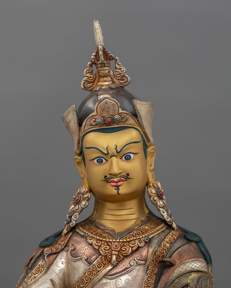 Guardian of Dharma Lotus-Born Guru Statue | Enlightened Guru Rinpoche