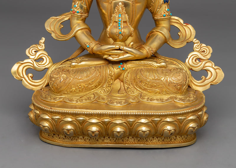 Buddha of Boundless Life Amitayus Sculpture | Embrace the Gift of Longevity