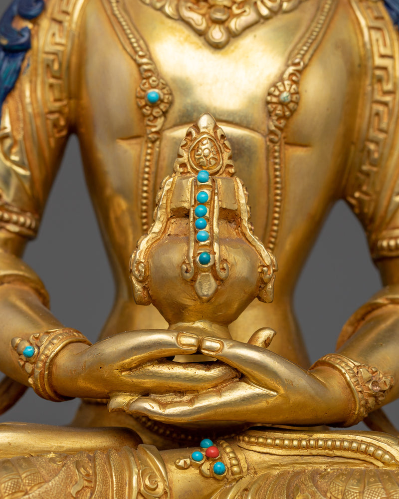 Buddha of Boundless Life Amitayus Sculpture | Embrace the Gift of Longevity