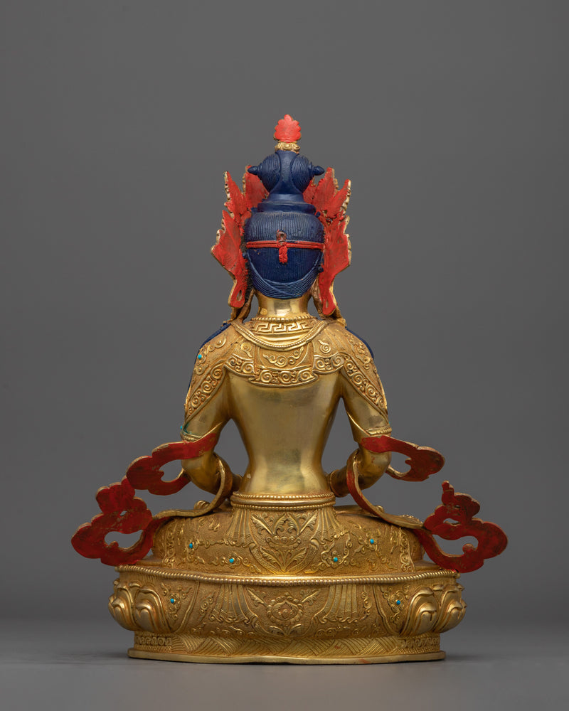 Buddha of Boundless Life Amitayus Sculpture | Embrace the Gift of Longevity