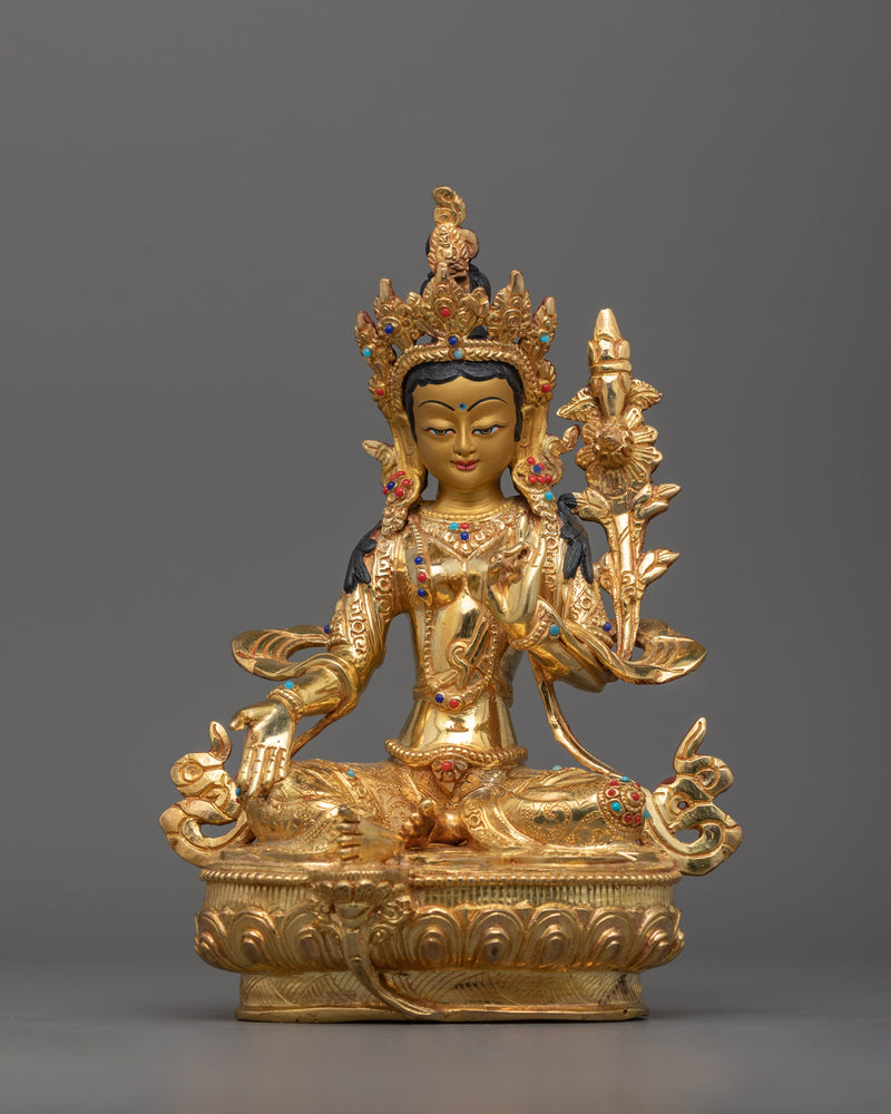 Tibetan Buddhism Sacred 21 Tara Set | Divine Collection of Spiritual Protection Statues