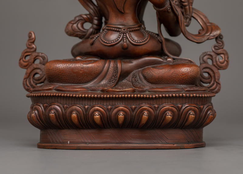 Tibetan Sacred Manjushri with Consort | The Perfect Balance of Wisdom and Compassion