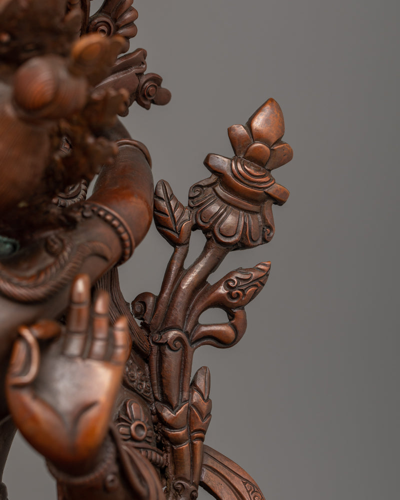 Tibetan Sacred Manjushri with Consort | The Perfect Balance of Wisdom and Compassion