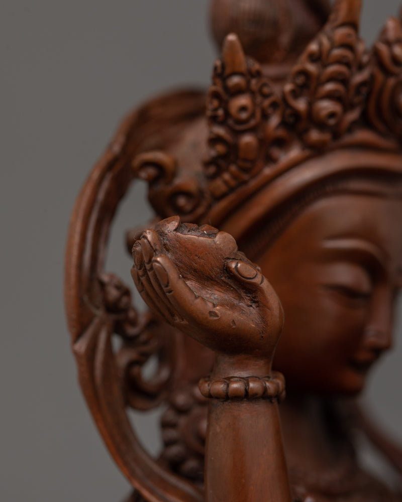 Spiritual Unity of Amitayus With Consort Figurine | The Infinite Potential of Enlightenment