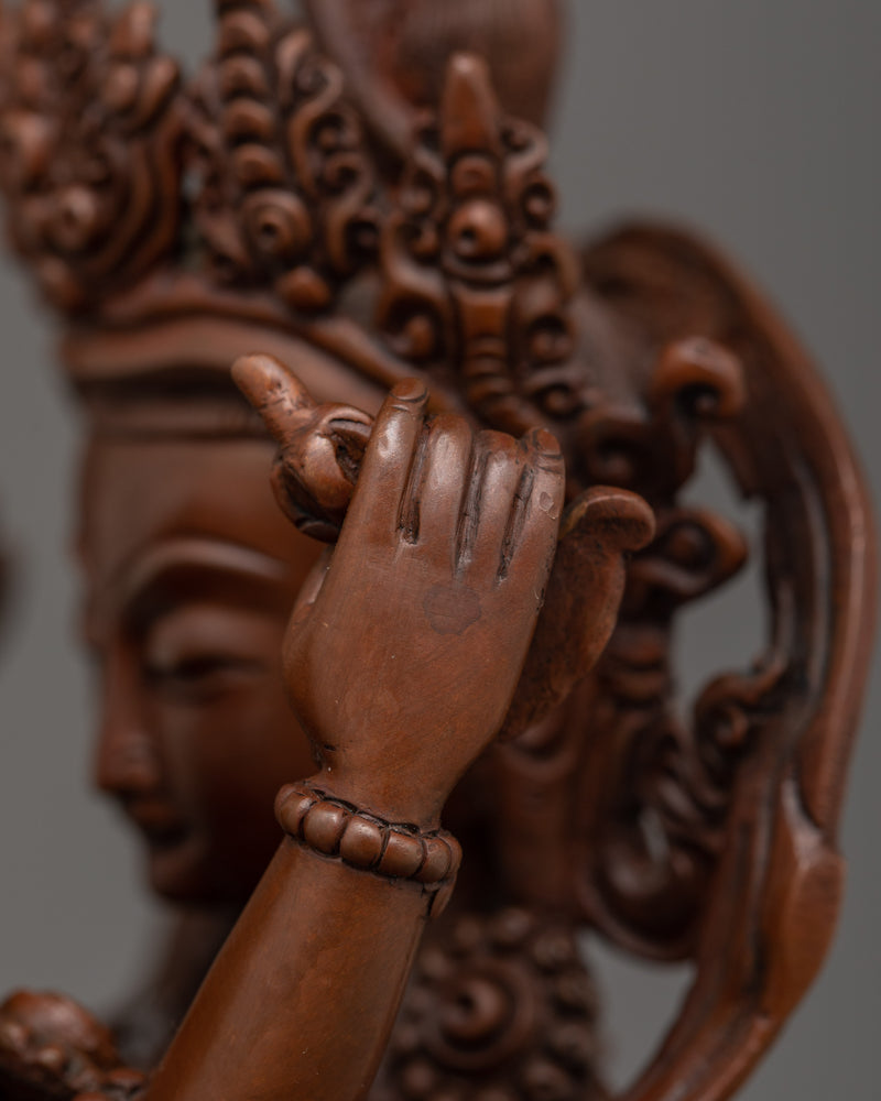 Spiritual Unity of Amitayus With Consort Figurine | The Infinite Potential of Enlightenment