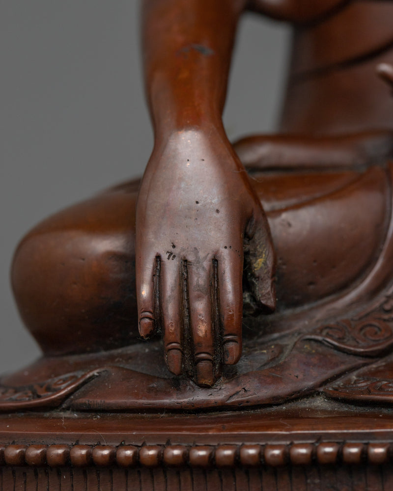 The Tranquil Meditative Shakyamuni Buddha | Sacred Icon of Spiritual Awakening