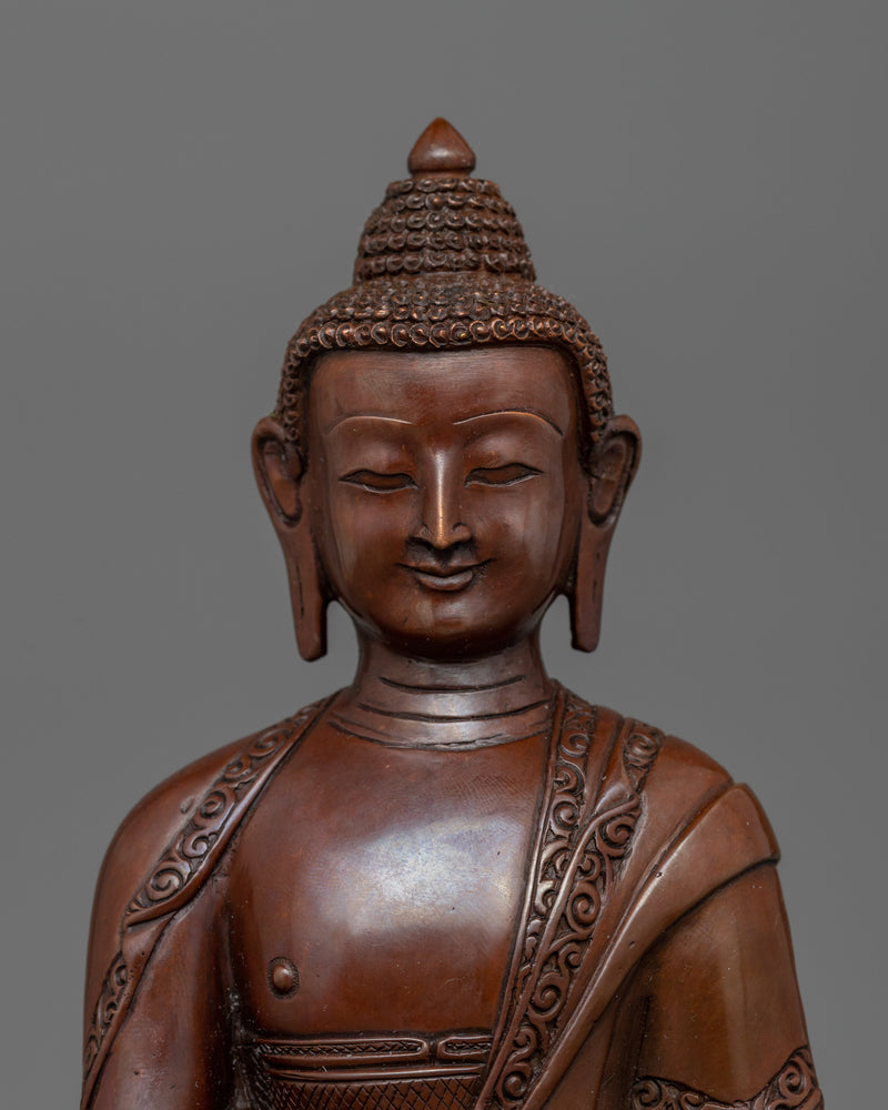 The Tranquil Meditative Shakyamuni Buddha | Sacred Icon of Spiritual Awakening