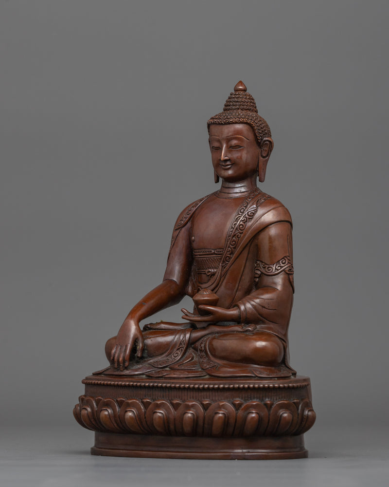 The Tranquil Meditative Shakyamuni Buddha | Sacred Icon of Spiritual Awakening