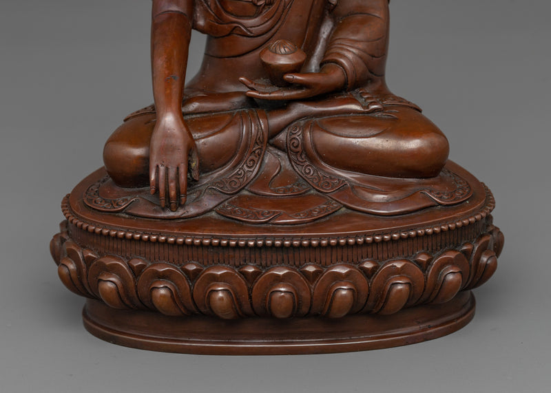 The Tranquil Meditative Shakyamuni Buddha | Sacred Icon of Spiritual Awakening