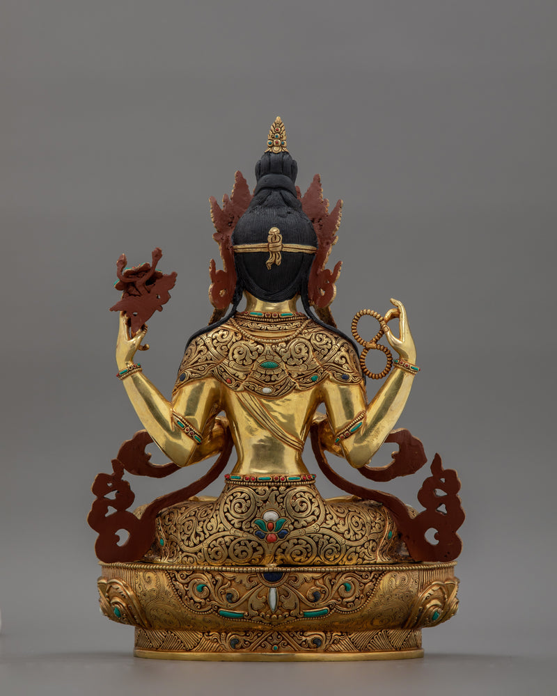 Handmade Sacred Bodhisattva Set | Collection Of Bodhisattvas of Wisdom Figures