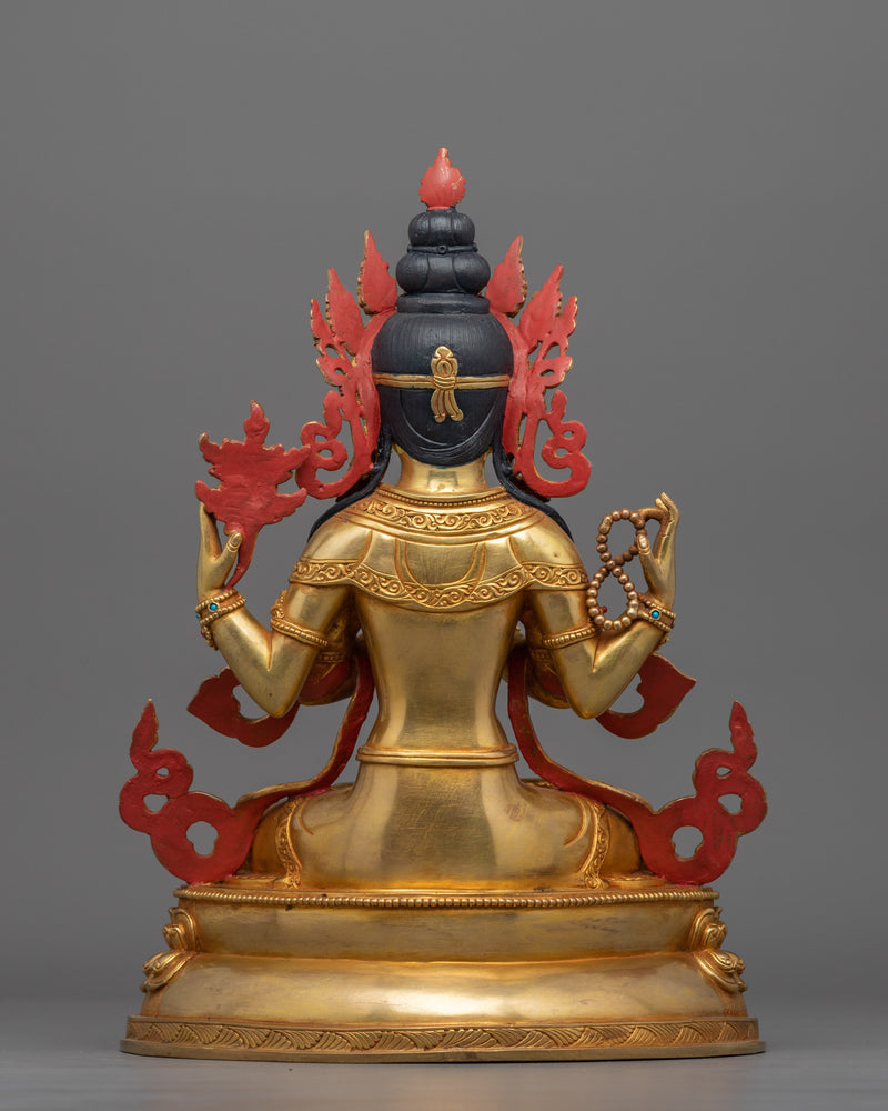 A Sacred Blessing of Spiritual Protector Chenresig | A Divine Symbol of Compassion