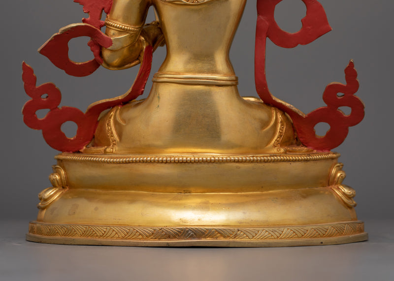 Dharma Bodhisattva Majnushri Statue | Tibetan Wisdom Deity