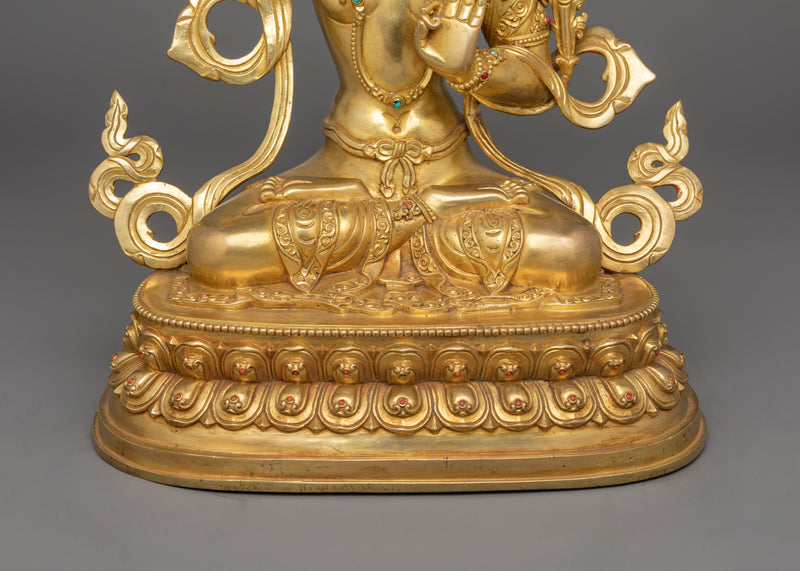 Manjushri with Prajnaparamita Sutra Statue | Inspire Wisdom, Healing, and Transformation